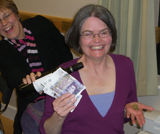 Jackpot winner, Mary Baker