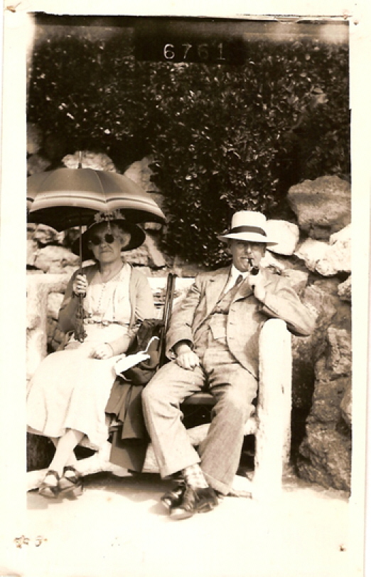 Grandparents on holiday