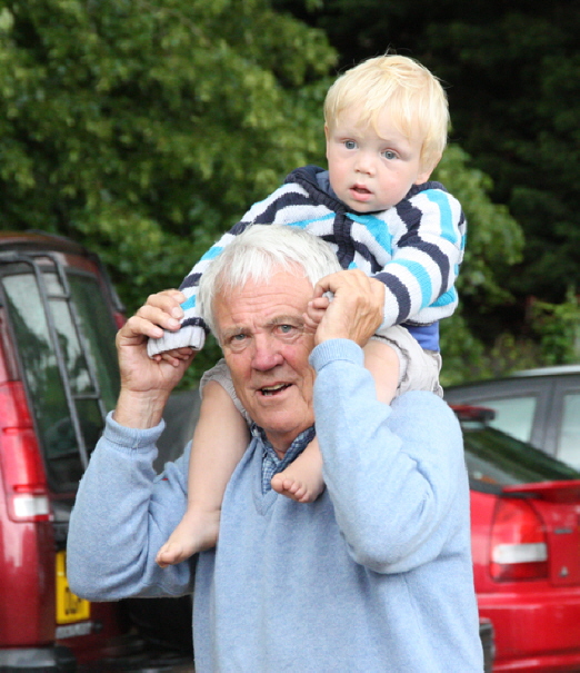 Peter and grandson
