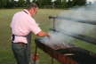 Tim cooking the boerwoers