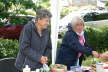 Sally and Brenda on the tombola