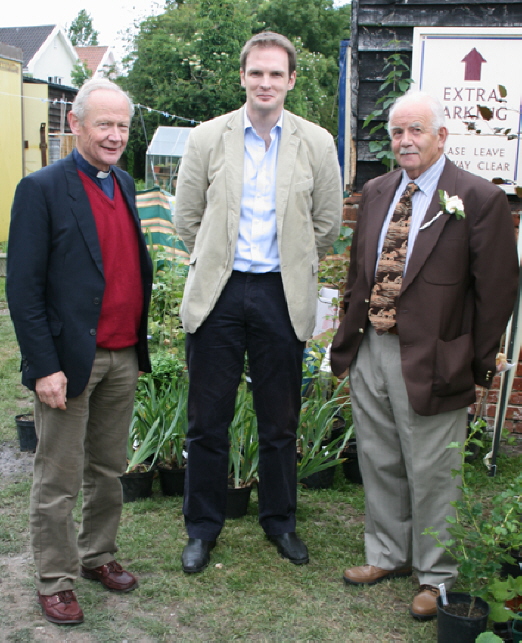 Robin, Dr Daniel Poulter MP and David
