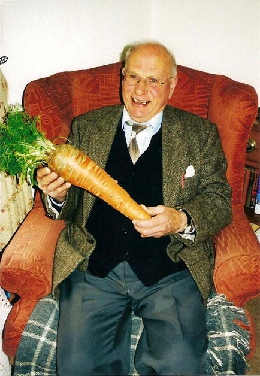 Peter showing off his carrot
